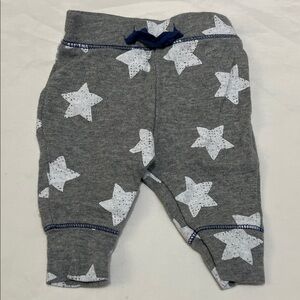“Bundle 10/$13” Cat & Jack 0-3M Gray Baby Pants with star Accents girl boy